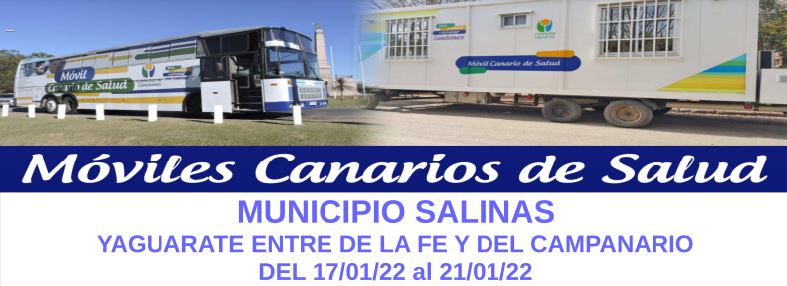 Movil Canario de Salud en Municipio Salinas